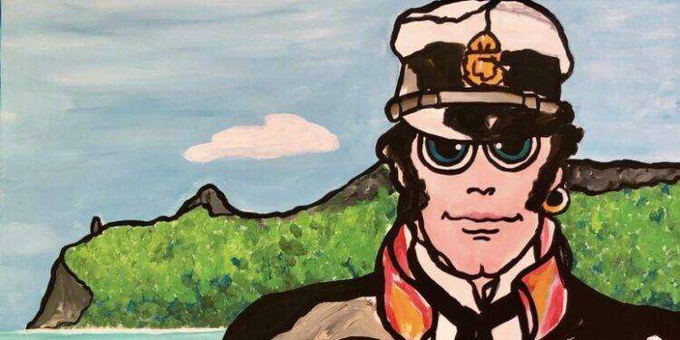 Corto Maltese al Poetto, l’opera di Marongiu donata al Comune