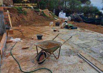 Cantiere abusivo a Tortolì, sequestro del Corpo Forestale