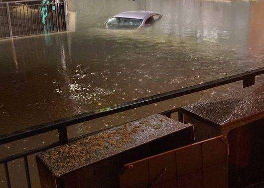 Maltempo Pescara, crolla parete laterale della galleria San Silvestro: allagamenti a Francavilla al Mare
