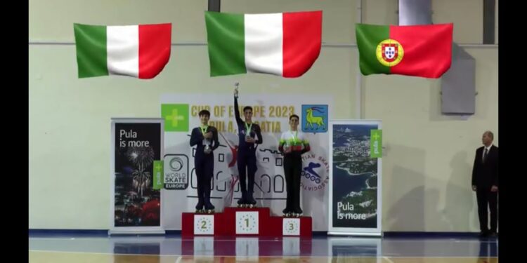 Pattinaggio artistico, Davide Timpanari primo alla Coppa Europa in Croazia