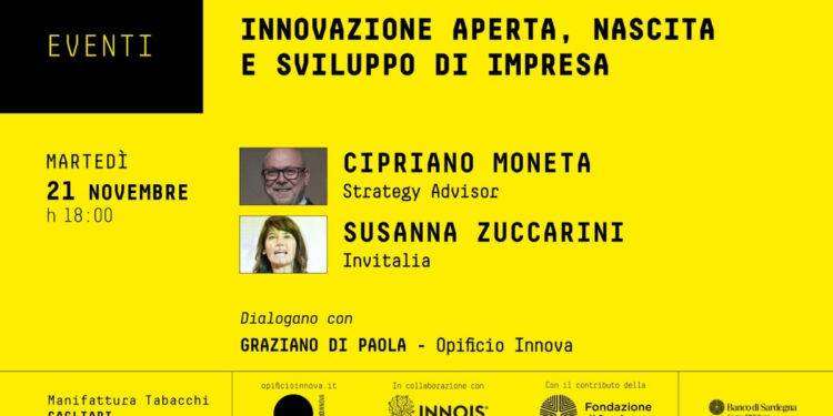 Innovazione aperta, nascita e sviluppo di impresa: appuntamento martedì 21 novembre