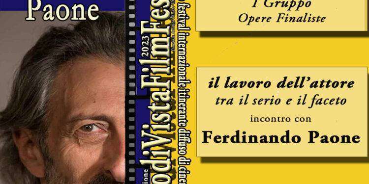 L’attore Nando Paone sabato a Cagliari per l’inaugurazione della 16esima edizione del “Puntodivista filmfestival”