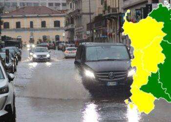 Allerta meteo in Sardegna, il bollettino della Protezione Civile