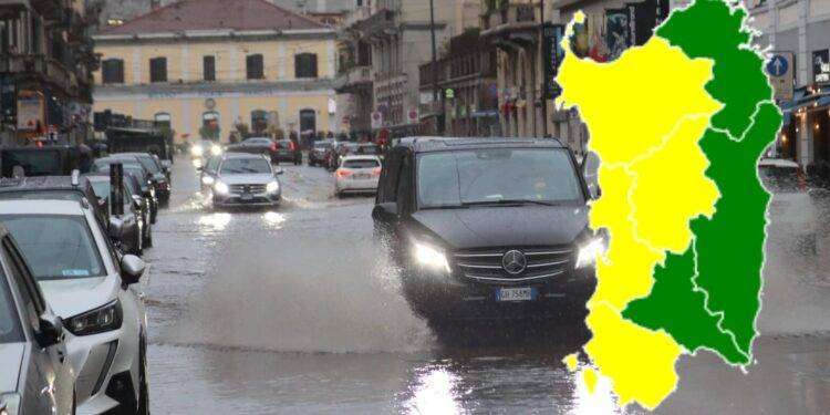 Allerta meteo in Sardegna, il bollettino della Protezione Civile