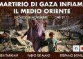 Il martirio di Gaza infiamma il Medio Oriente, dibattito online giovedì 16 novembre