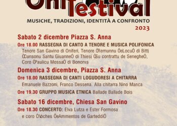 A Onifestival appuntamento giunto alla quarta edizione ancora musiche, tradizioni, identità a confronto