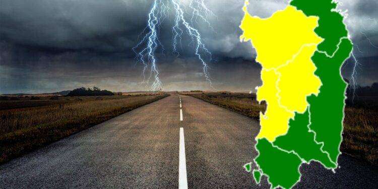Allerta meteo in Sardegna, rischio forti temporali