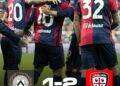 Coppa Italia: il Cagliari all’ultimo respiro batte l’Udinese