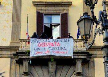 Occupata Università Orientale Napoli a sostegno Palestina