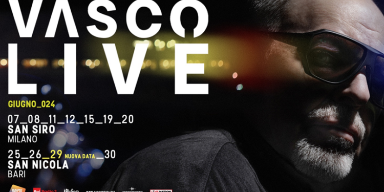 Vasco Rossi fa quattro: annunciata una nuova data al San Nicola di Bari per giugno 2024