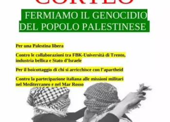 30 dicembre manifestazione a Trento contro il genocidio del popolo palestinese