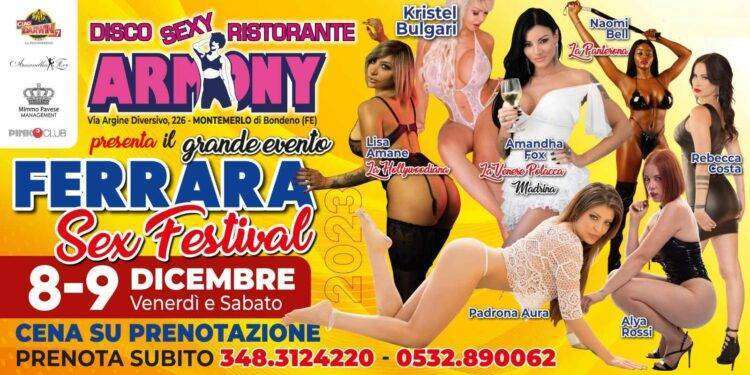 Due giorni di fiera dell’eros in Emilia Romagna: va in scena il “Ferrara Sex”, ecco quando