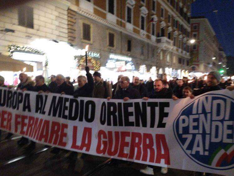 Difesa, Alemanno (MI): “Pace in Medio Oriente e Ucraina. grande corteo a fine febbraio”