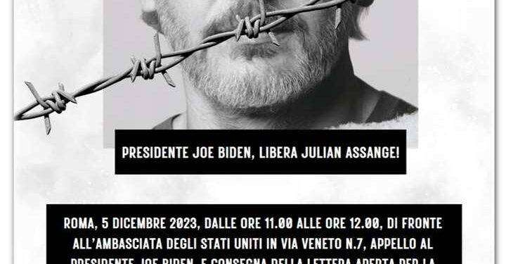 Assange libero, dalla Sardegna a Roma per manifestare davanti all’Amabasciata Usa