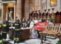 Ultima Generazione: Roma, presa la parola durante la messa al Pantheon