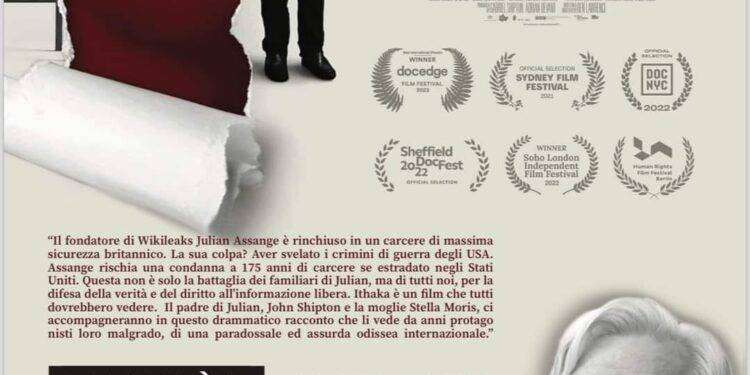 A Cagliari proiezione di Ithaka, il film sulla storia di Julian Assange