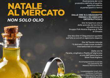 Natale al Mercato, non solo Olio: giovedì 28 dicembre ad Alghero