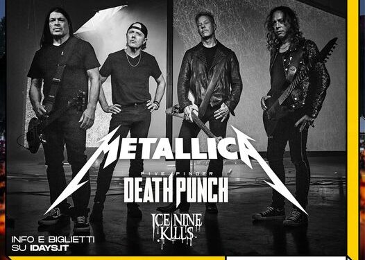 Five Finger Death Punch e Ice Nine Kills saranno i gruppi spalla della data italiana dei Metallica