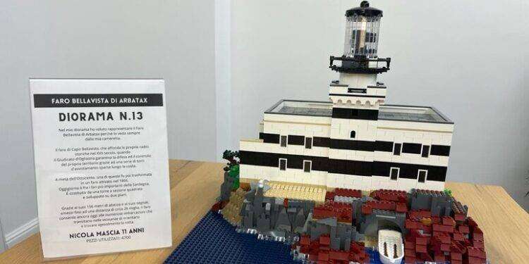 Nicola Mascia, 11 anni, campione sardo di creator di mattoncini