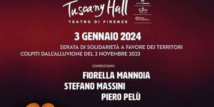 Pelù, Massini e Mannoia con tanti big per alluvionati Toscana