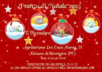 Pranzo di Natale naturista, il 17 dicembre a Niviano di Rivergaro (PC)