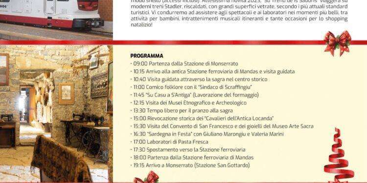 “Su Trenu de is Saboris Antigus” – Cagliari/Mandas: appuntamento il 17 dicembre