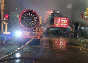 Spente le fiamme nell’impianto dei rifiuti di Malagrotta