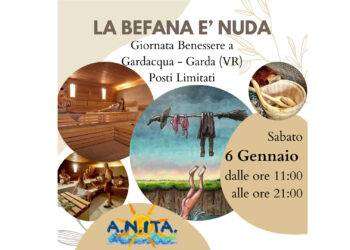 Giornata Wellness naturista sul Garda: appuntamento con “La Befana è nuda” il 6 gennaio 2024
