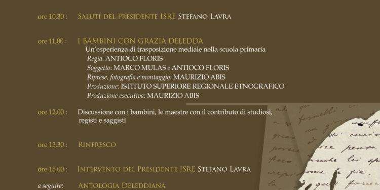 Martedì 12 dicembre 2023, presso il Museo del Costume di Nuoro, la Giornata Deleddiana 2023