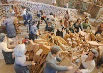 L’ Abruzzo di un tempo, presepe con 1133 figure di legno