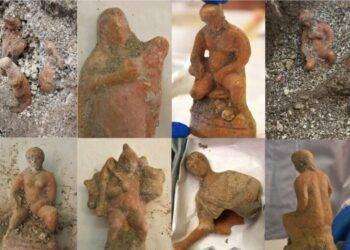 Ecco il ‘presepe’ dell’antica Pompei, emergono 13 statuine