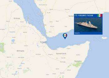 Condotto dalla fregata italiana prima missione operativa al largo delle coste dello Yemen