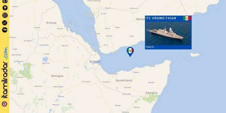 Condotto dalla fregata italiana prima missione operativa al largo delle coste dello Yemen