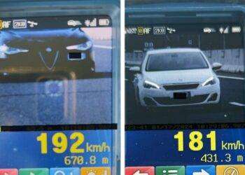 A quasi 200 km/h sulla Sassari Olbia, controlli Polstrada
