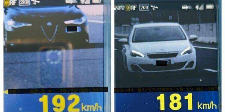 A quasi 200 km/h sulla Sassari Olbia, controlli Polstrada
