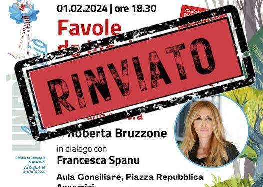 Assemini, presentazione del libro ‘Favole da incubo. Dieci (più una) storie di femminicidi”: annullato l’evento