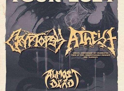 I Cryptopsy e Atheist tornano in Italia: quattro date a marzo