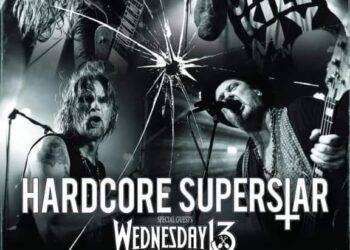 Gli Hardcore Superstar insieme ai Wednesday 13 in tour in Italia