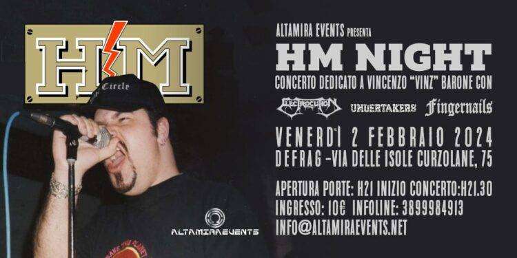 Metal, concerto evento a Roma in ricordo del Barone