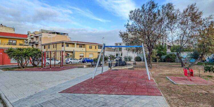 Cagliari, riqualificata l’area verde di via Cuoco