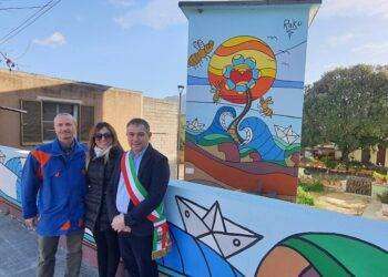 Raku trasforma cabina elettrica di Padru in un’opera d’arte