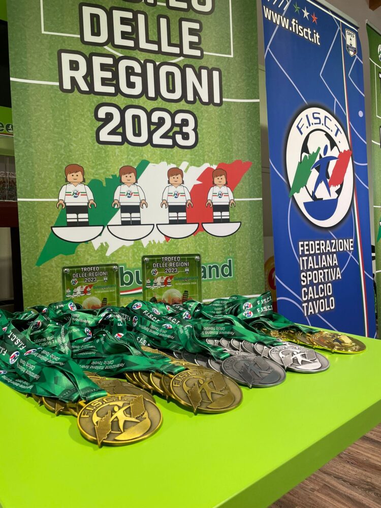 Calcio da tavolo e Subbuteo, al Trofeo delle Regioni trionfo per Piemonte e Umbria