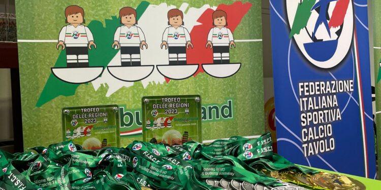Calcio da tavolo e Subbuteo, al Trofeo delle Regioni trionfo per Piemonte e Umbria