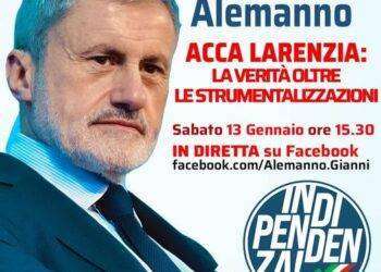 Video di Gianni Alemanno sui fatti di Acca Larentia: “Dobbiamo sconfiggere i seminatori di odio e superare le antiche divisioni”