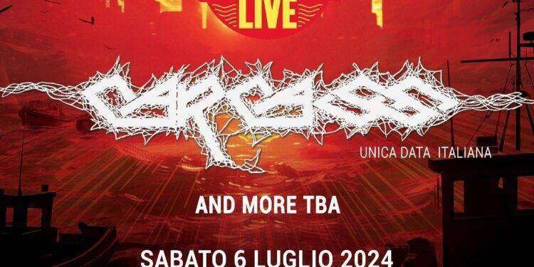 Carcass, una data a luglio al Genova Summer Live