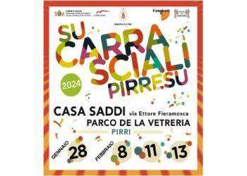 Carnevale a Pirri, 3 giorni di appuntamenti sino al 13 febbraio
