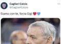Malore per Riva: il Cagliari, ‘Forza Gigi’