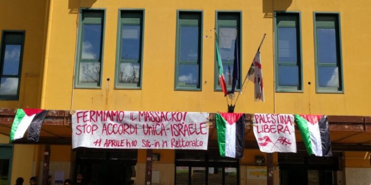 L’Università di Cagliari discute la revoca di accordi con le università del regime israeliano
