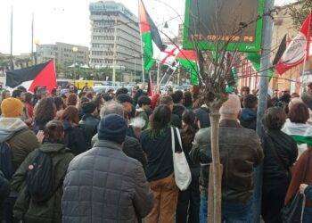 Cagliari, sit-in davanti alla Rai: “La tv di stato censura il genocidio”