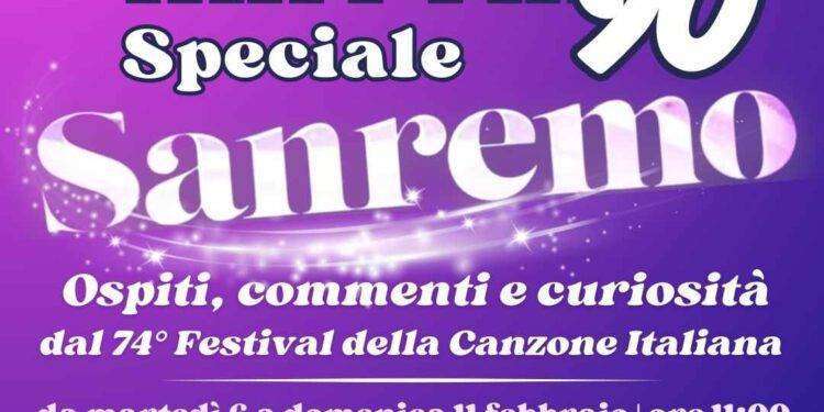 Speciale Sanremo, dal 6 all’ 11 febbraio su Radio 90-4You Studi Sardegna